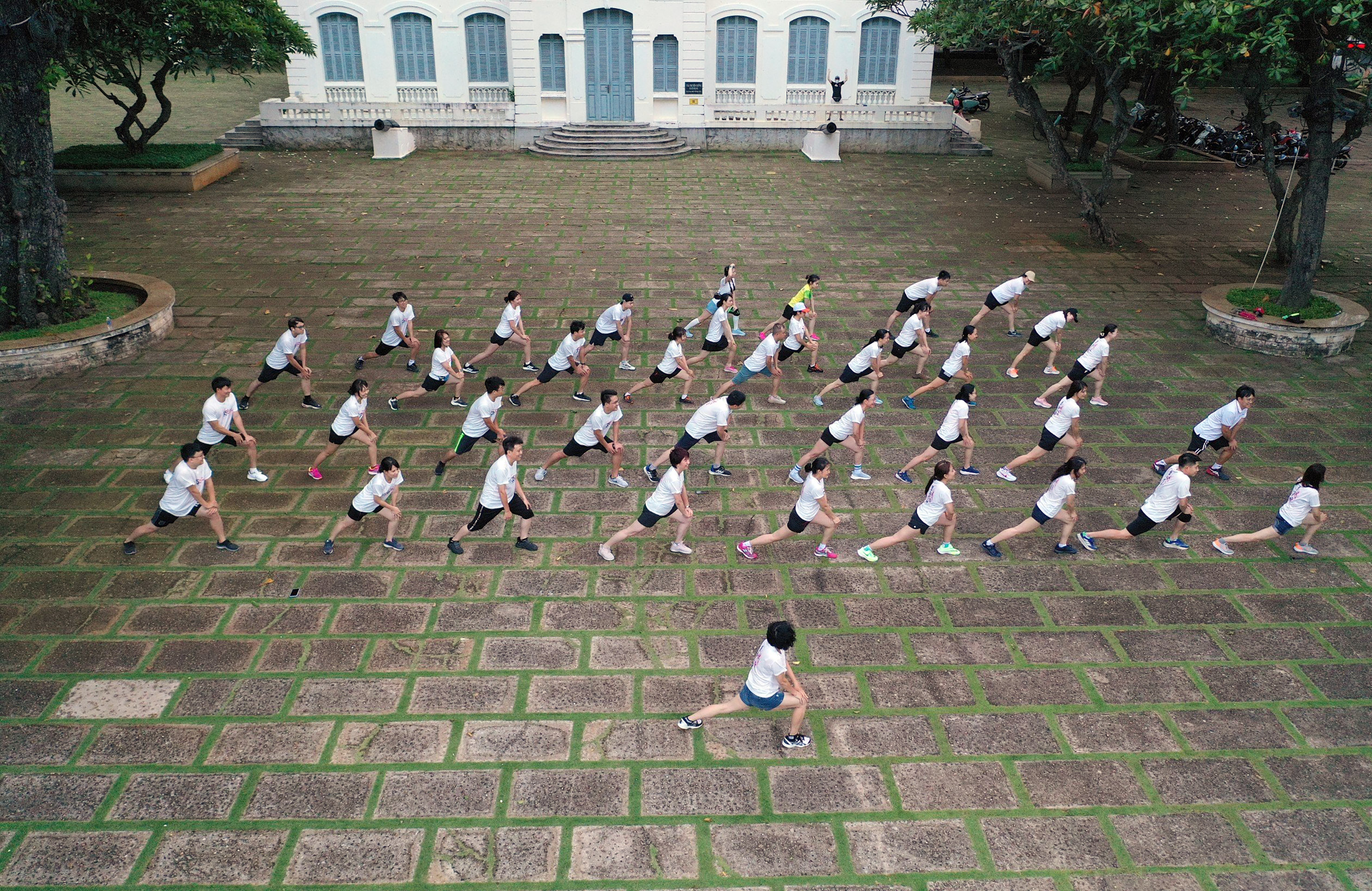 Sân khấu chính tại Nhà truyền thống cách mạng, số 1 Bacu, Vũng Tàu.