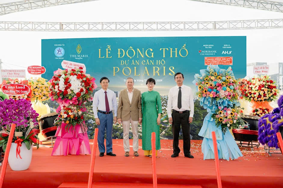 TDG Group động thổ tòa tháp căn hộ Polaris The Maris Vũng Tàu