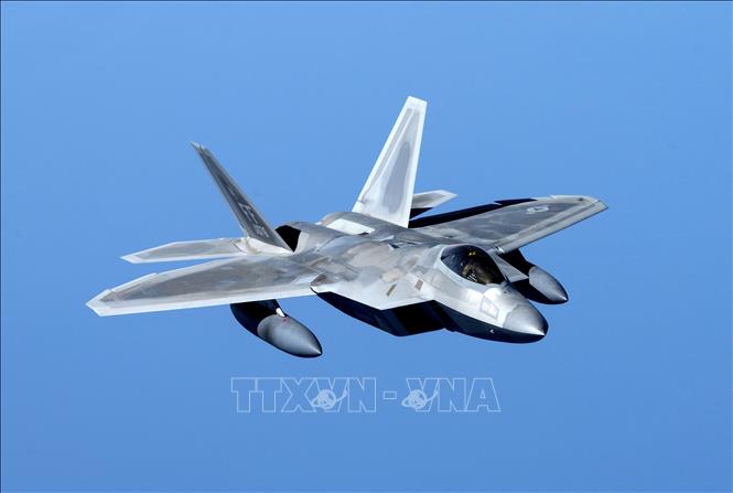 Máy bay chiến đấu F-22 Raptor của Không lực Mỹ.