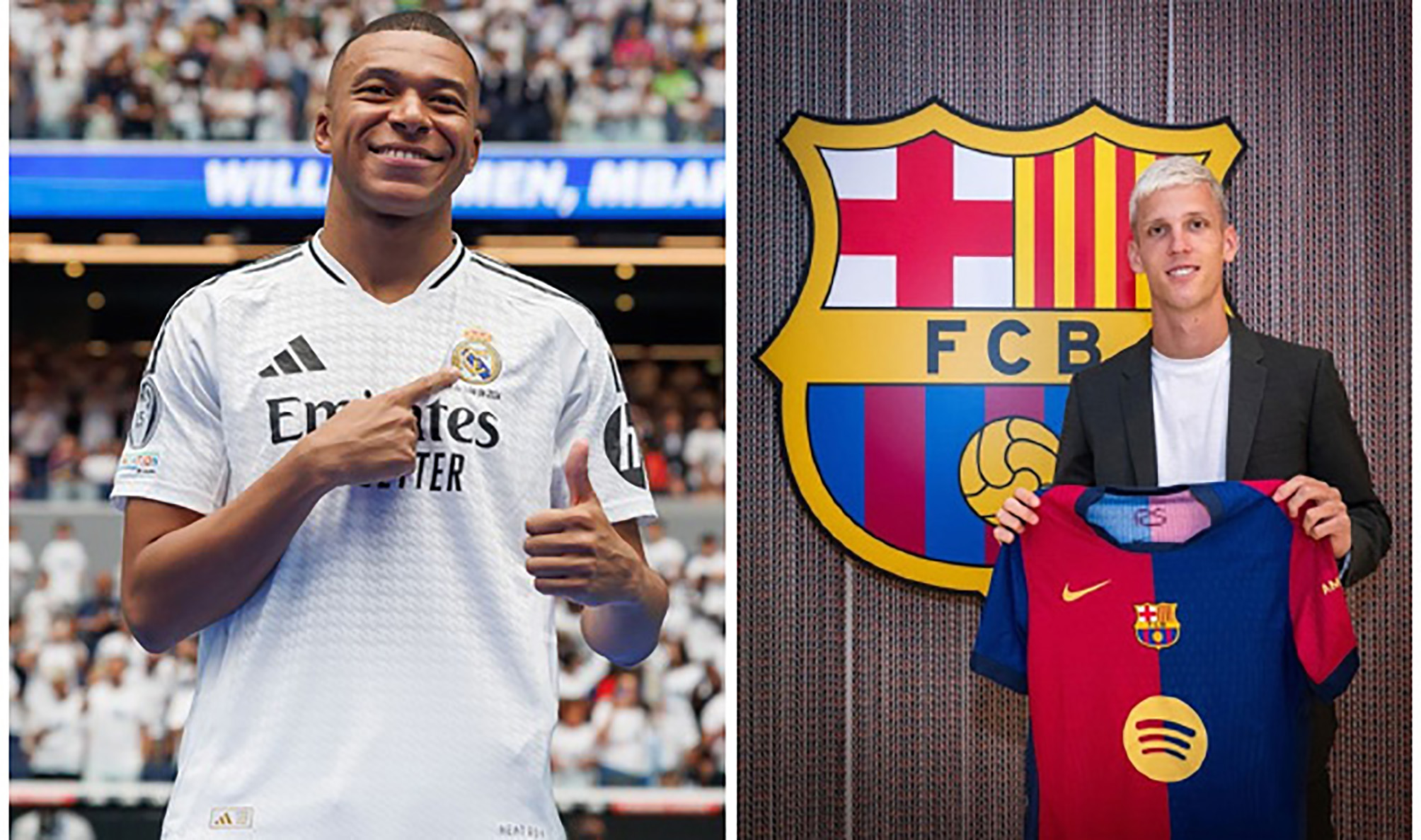 Mbappe và Olmo cập bến La Liga mùa giải 2024/25.