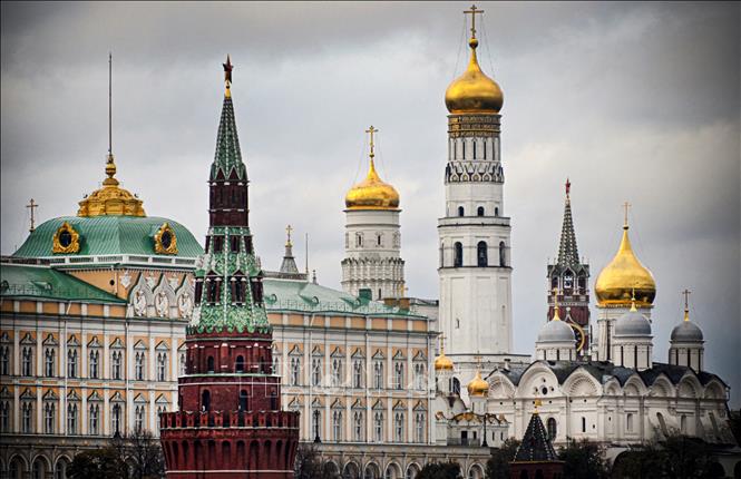 Điện Kremlin ở Moskva, Nga.