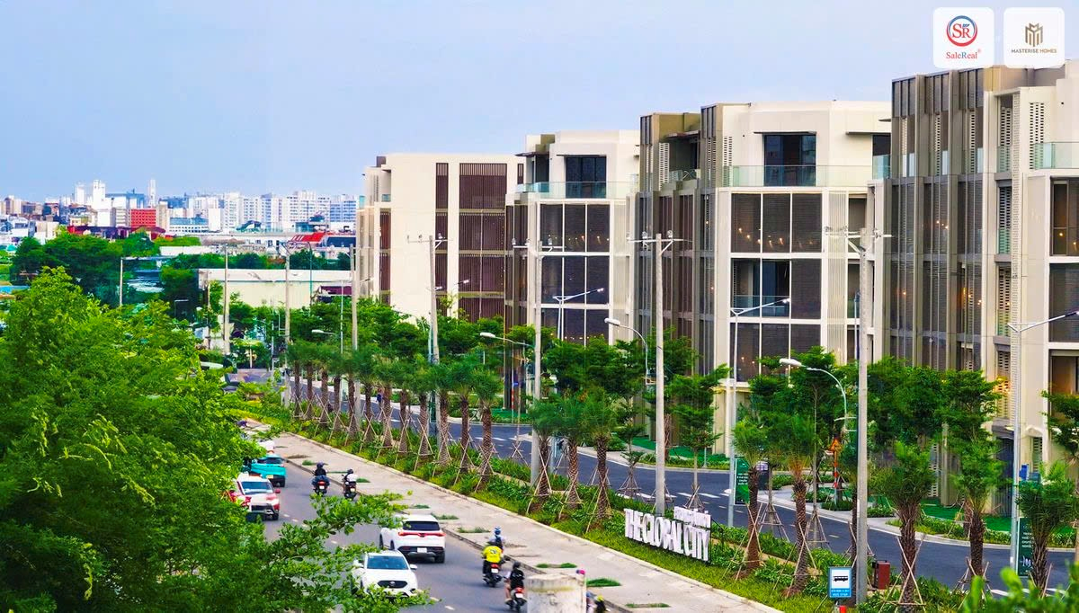 Nhà phố Global City nằm trên các trục đường lớn, tăng khả năng khai thác kinh doanh