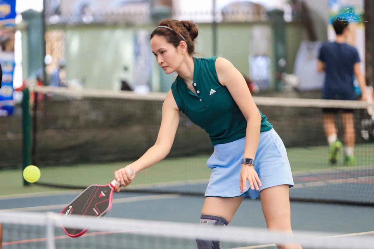 VĐV thi đấu Giải pickleball And Travel- Cúp Hồ Mây 2024.