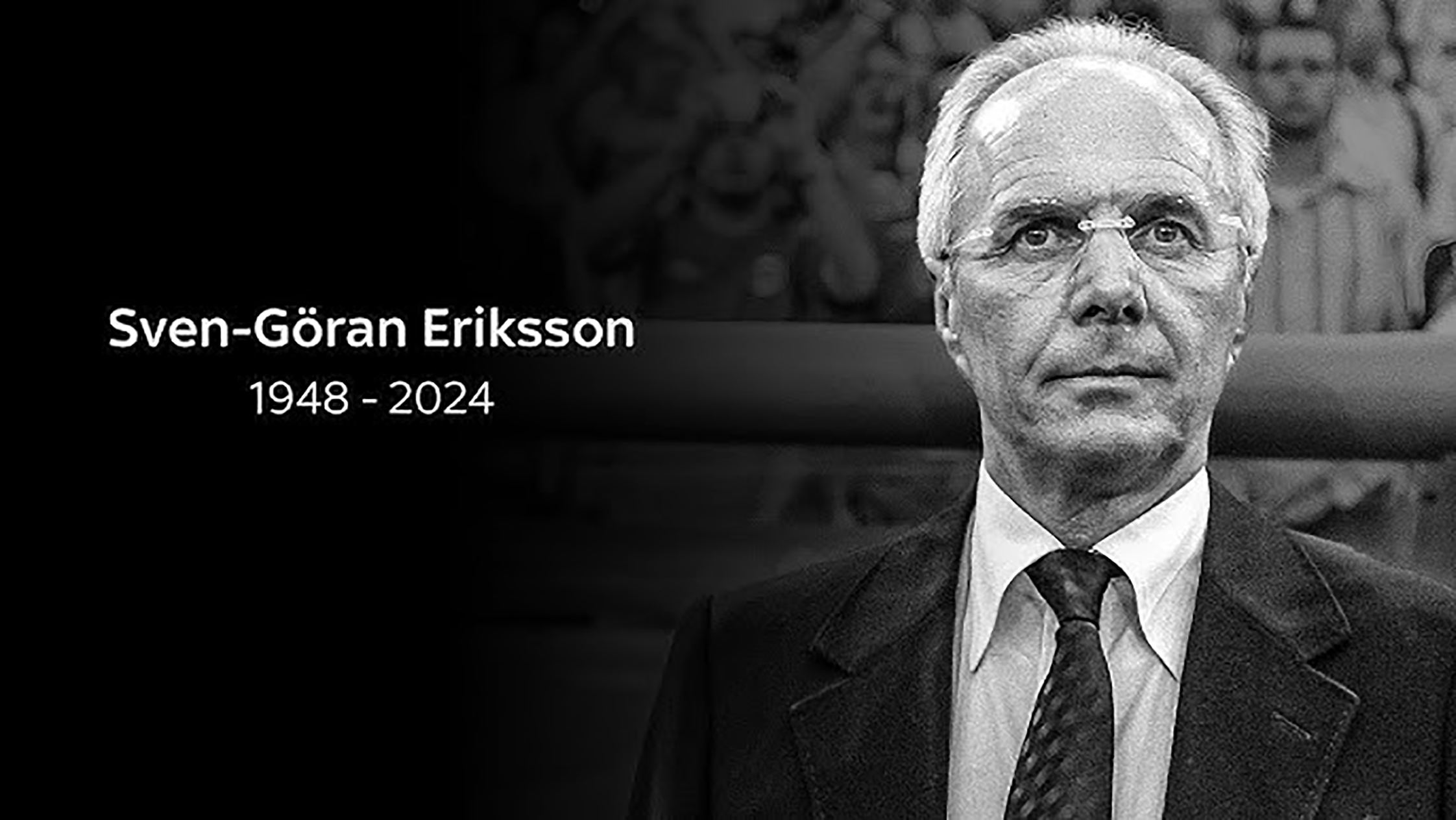 Cựu HLV tuyển Anh Sven-Goran Eriksson qua đời.