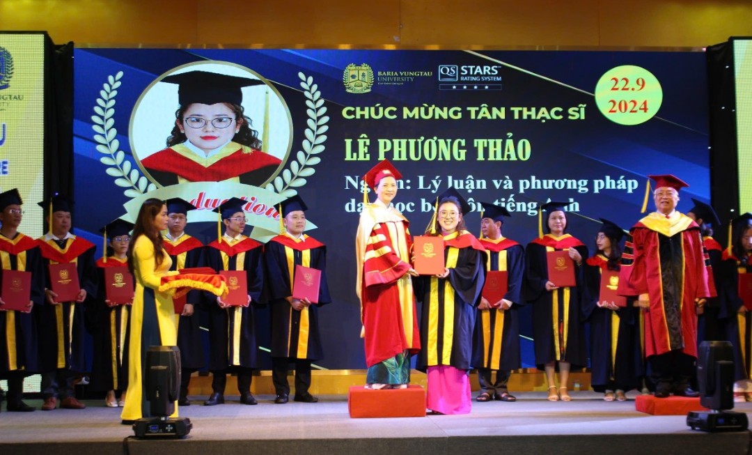 Đại học Bà Rịa - Vũng Tàu trao bằng tốt nghiệp cho 309 thạc sĩ, kỹ sư, cử nhân