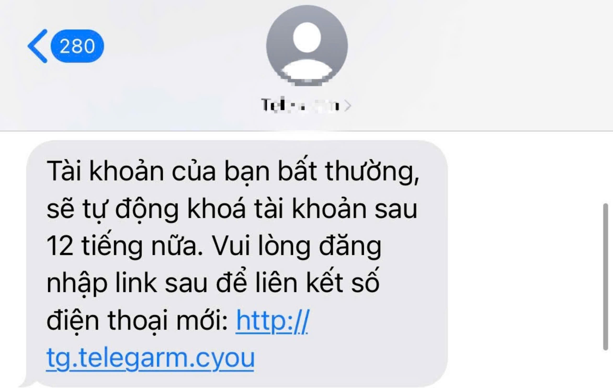 Một tin nhắn mạo danh được phát tán từ trạm BTS giả của các đối tượng nhằm mục đích lừa người dùng truy cập vào những đường dẫn độc hại, thu thập thông tin người dùng, cài đặt phần mềm nguy hiểm.