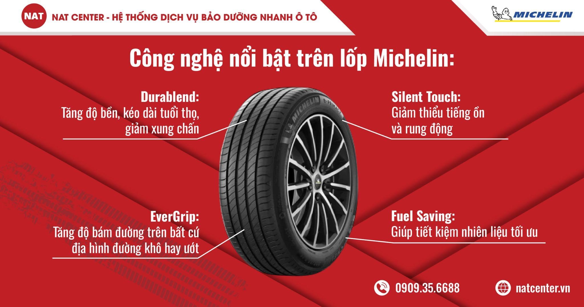 Những công nghệ tiên tiến áp dụng trên lốp Michelin