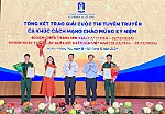 Trao 30 giải thưởng cuộc thi tuyên truyền ca khúc cách mạng