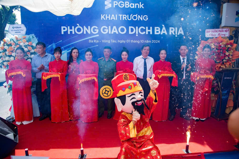 PGBank mở rộng quy mô, khai trương phòng giao dịch mới tại TP.Bà Rịa