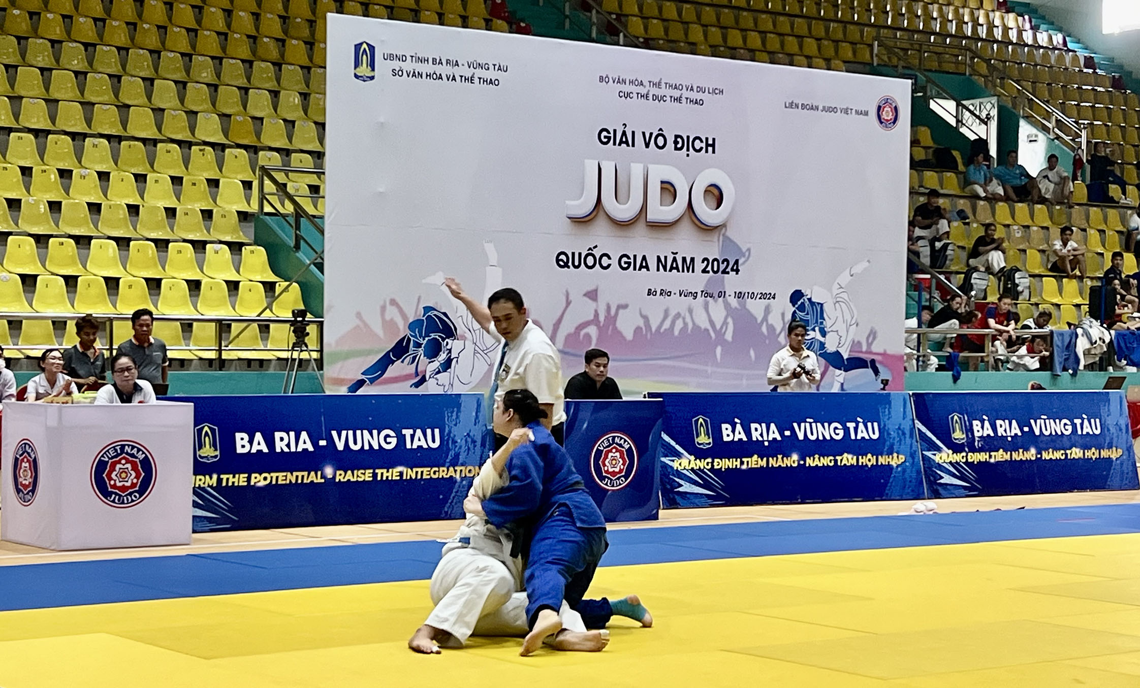 Giải Vô địch Judo Quốc gia năm 2024: Bà Rịa - Vũng Tàu đón đầu cơ hội