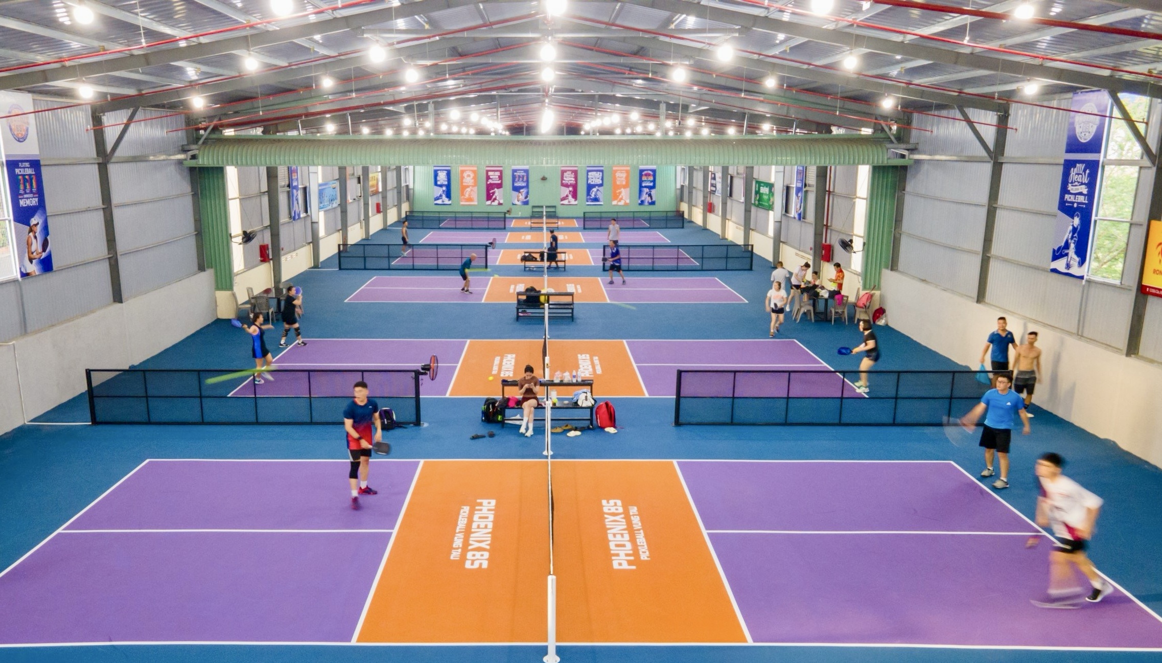 Cụm sân pickleball Phoenix 8S đầu tư tại TP. Vũng Tàu.