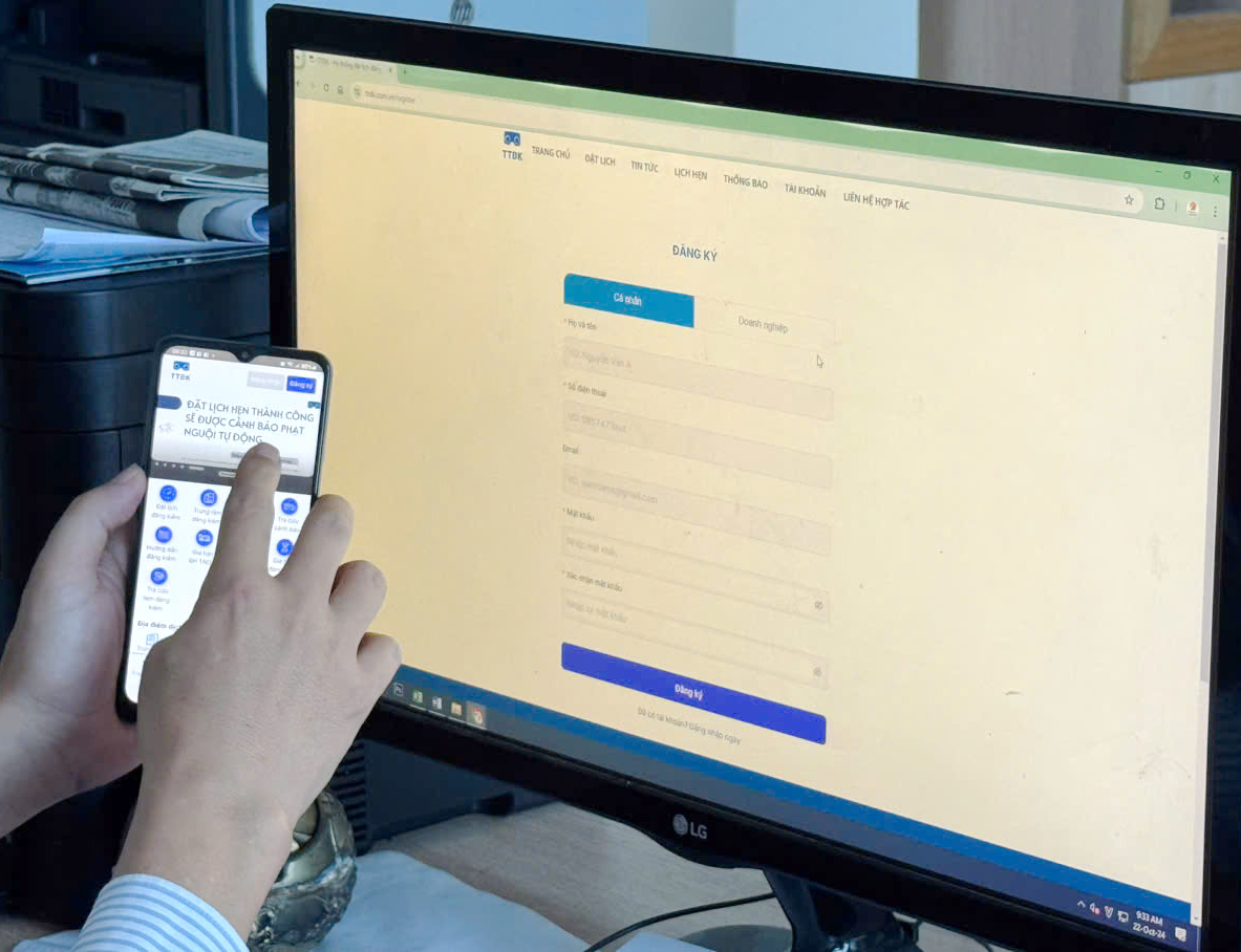 Sau khi hoàn tất đăng ký tài khoản chủ phương tiện dễ dàng đăng trong việc đăng kiểm.
