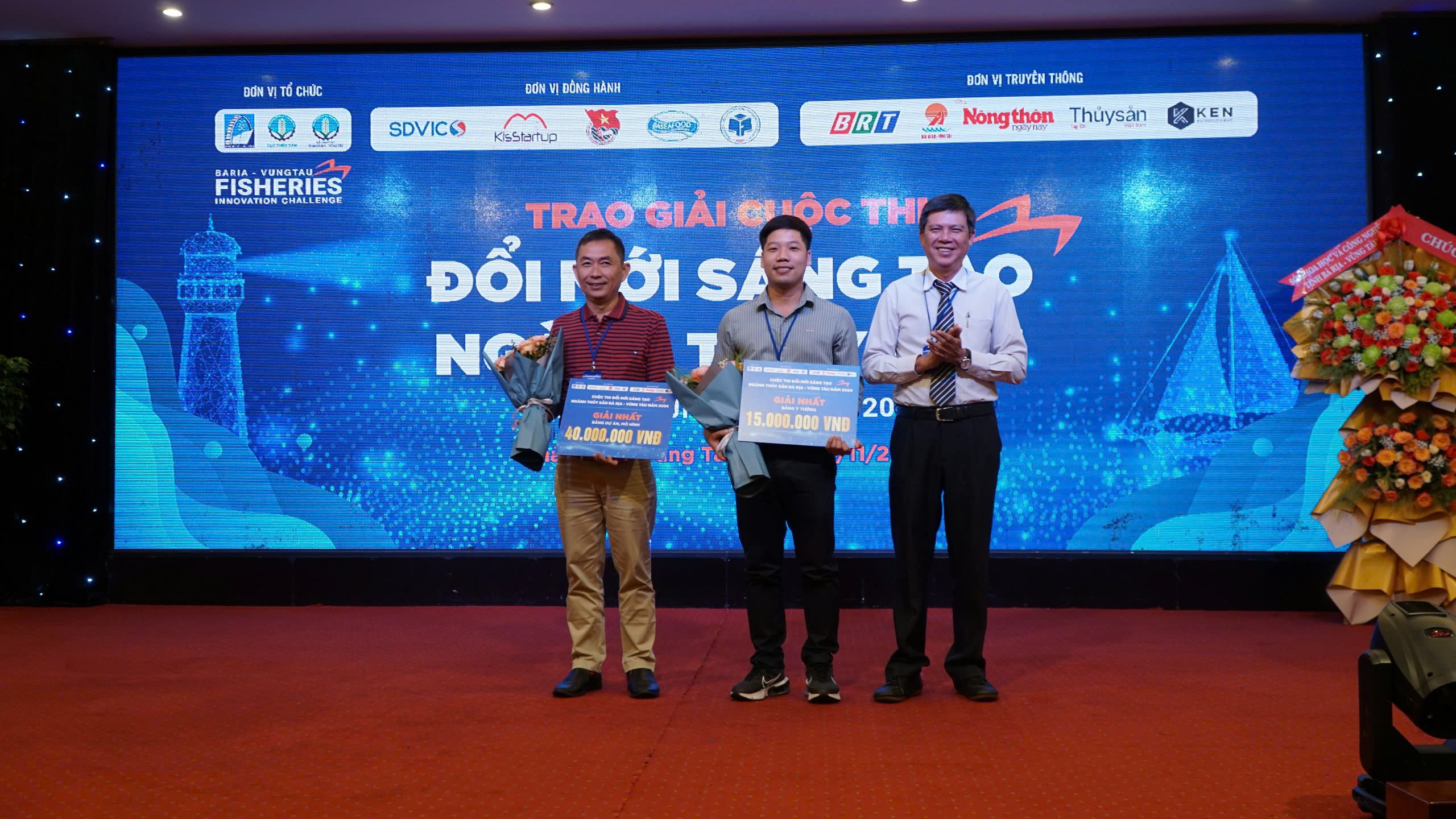 2 dự án, ý tưởng của Công ty Wesolife (tỉnh Cà Mau) đều đạt giải Nhất ở 2 bảng thi tai cuộc thi Đổi mới sáng tạo ngành thủy sản BR-VT năm 2024.