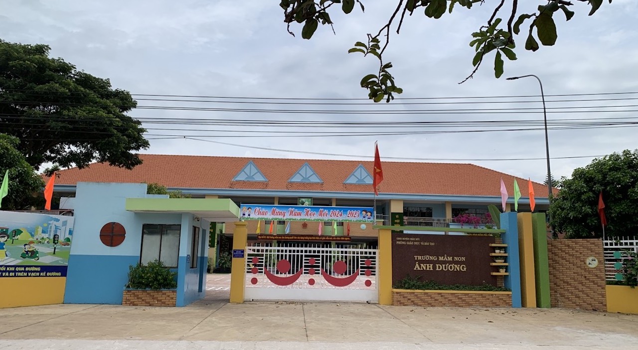 UBND huyện Châu Đức giải quyết cho Hiệu trưởng Trường MN Ánh Dương thôi việc. Trong ảnh: Trường MN Ánh Dương (TT. Ngãi Giao).