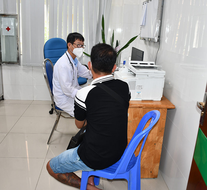 Bệnh viện Vũng Tàu là một trong 7 cơ sở y tế đang điều trị bệnh nhân HIV/AIDS bằng thuốc ARV. (Ảnh minh họa)