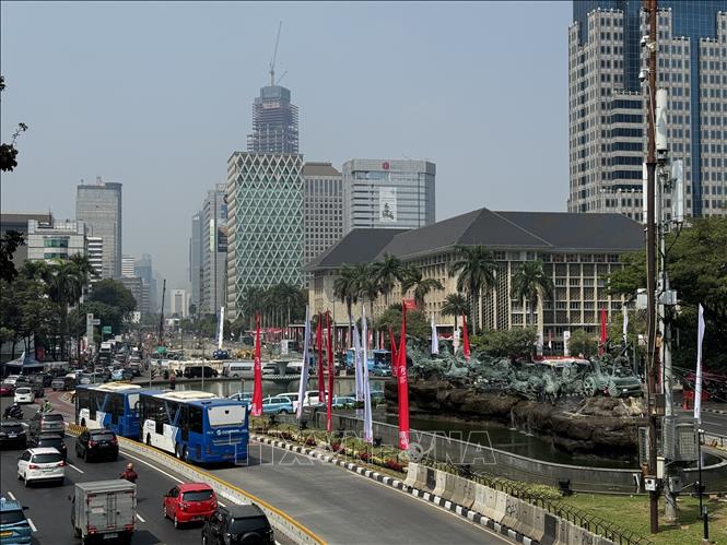 Đường phố Jakarta, Indonesia.