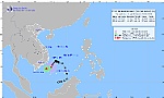 Bão số 10 ngoặt xuống phía Nam hướng về vùng biển Bà Rịa - Vũng Tàu