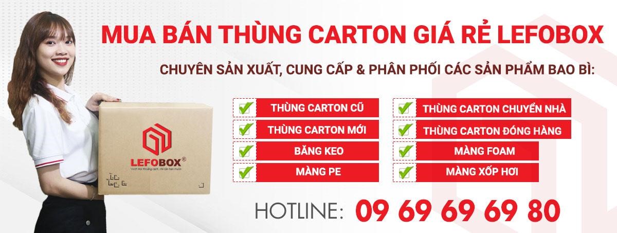 LefoBox chuyên cung cấp thùng carton chuyển nhà