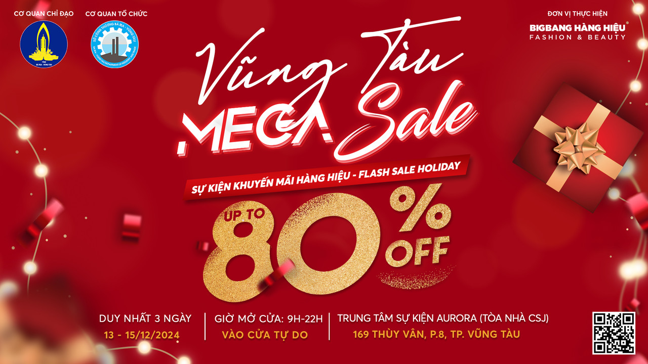 Chương trình Flash Sale Holiday do Sở Công thương tổ chức với sự tham gia của nhiều thương hiệu đẳng cấp trong nước lẫn quốc tế.