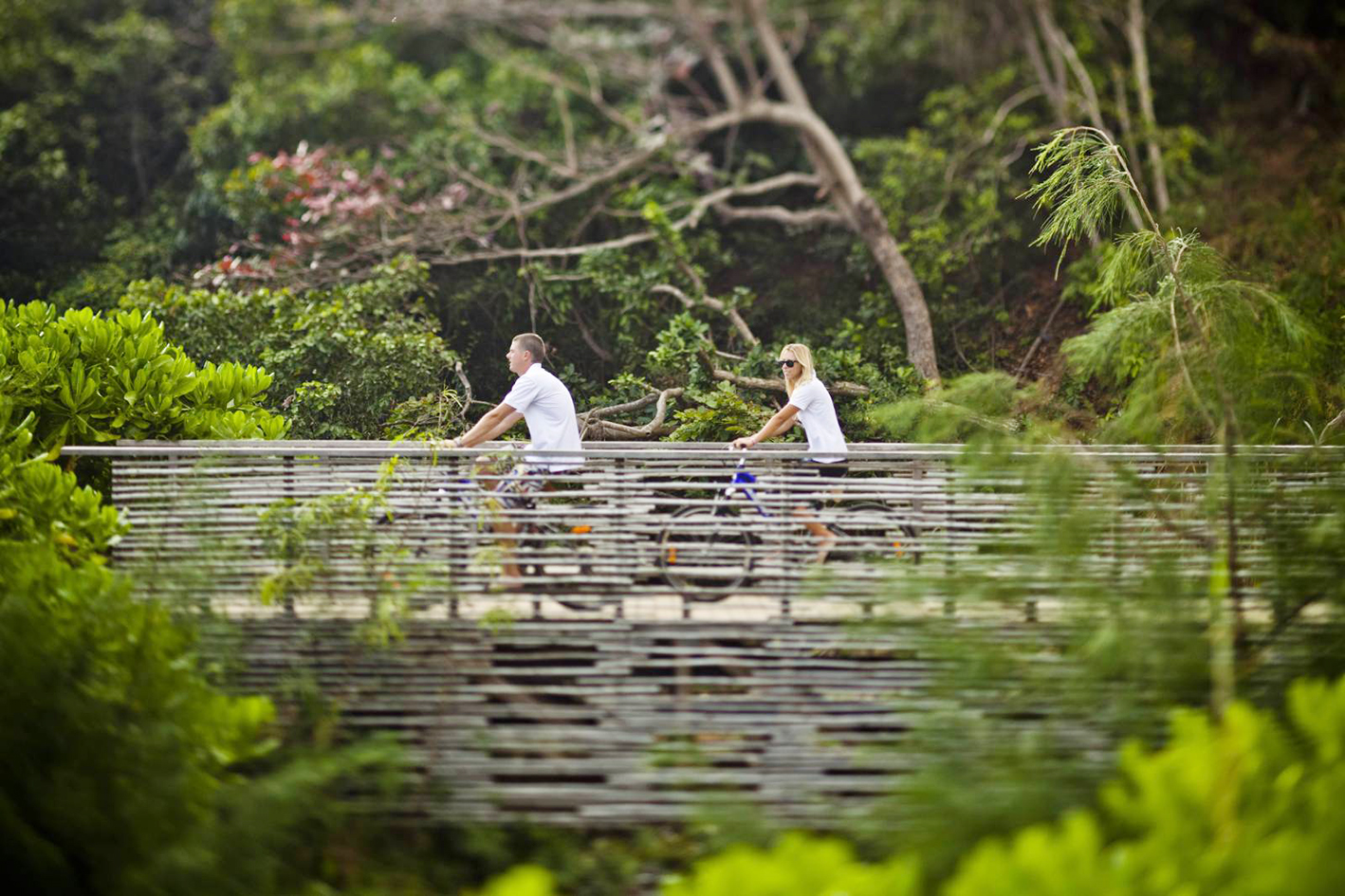 Mảng xanh tự nhiên tại Six Senses Côn Đảo được phát triển và giữ gìn tốt.