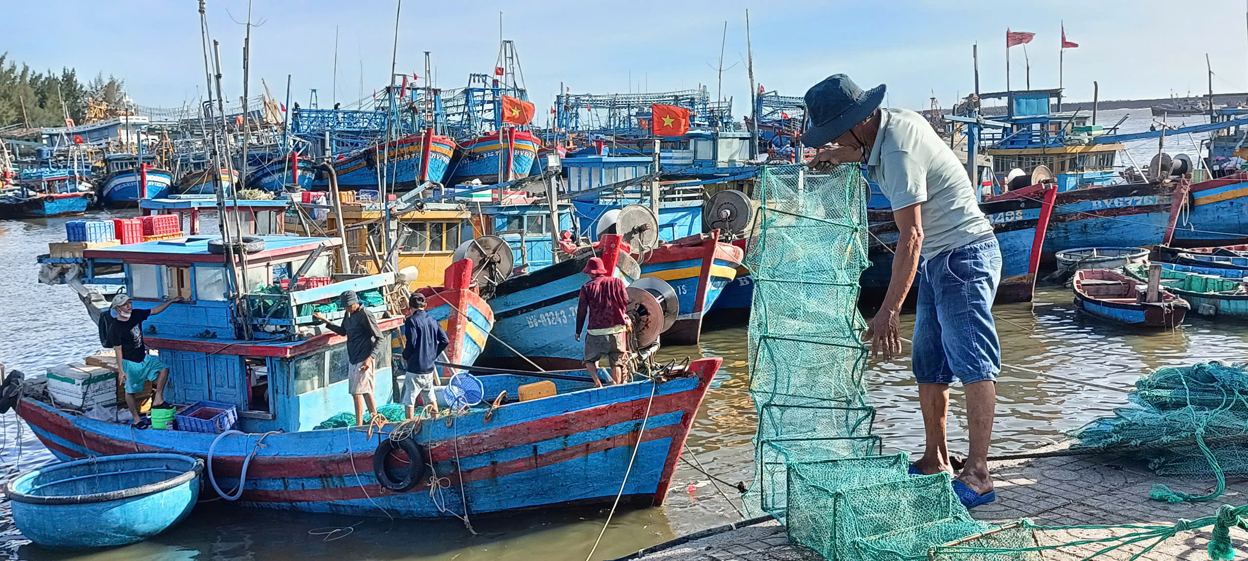 Xã Bình Châu, huyện Xuyên Mộc còn gần 20 tàu cá 