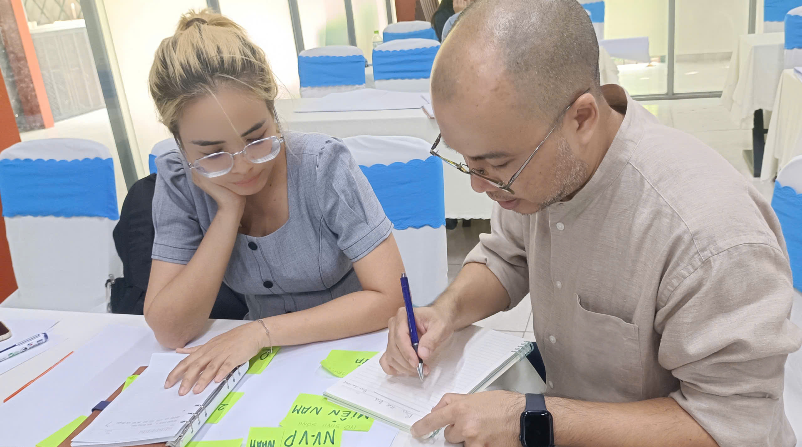 Chương trình Tăng tốc thúc đẩy kinh doanh doanh nghiệp, 1 chuyên gia kèm 1 doanh nghiệp, được Sở KH-CN tổ chức từ năm 2023.