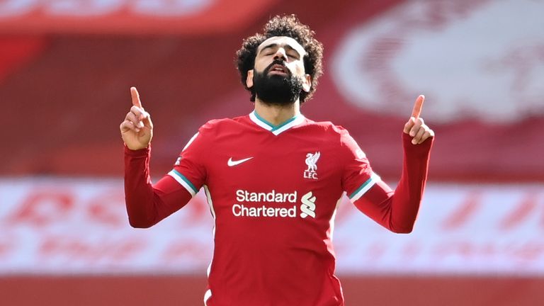 Salah có dấu ấn ở 250 bàn tại Premier League cho Liverpool, với 171 bàn, 79 pha kiến tạo.