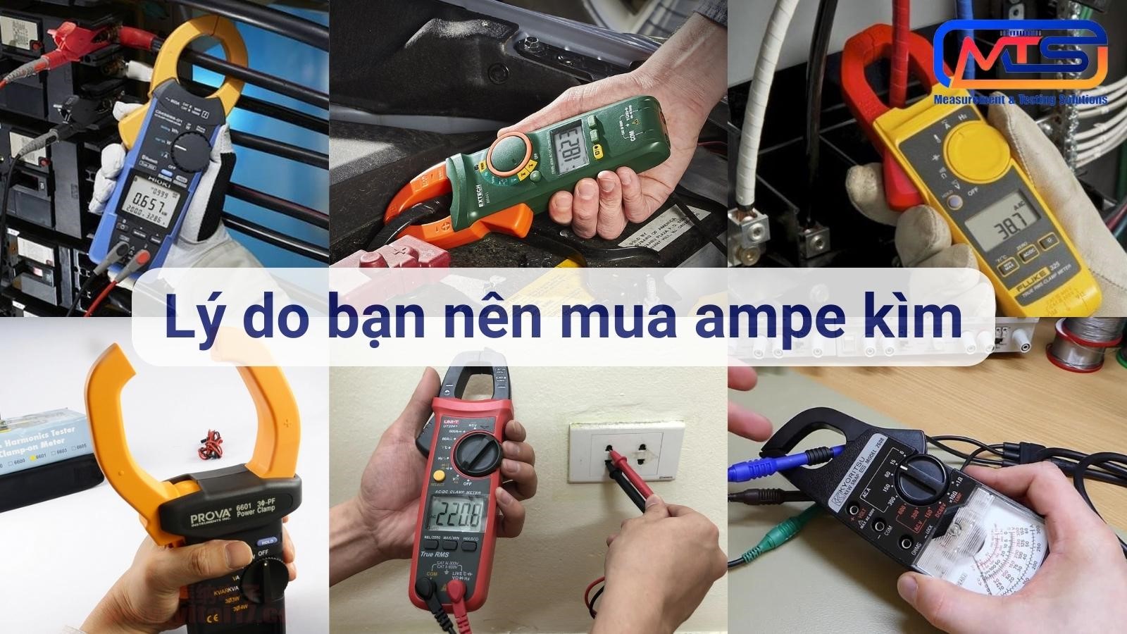 Mua ampe kìm chính hãng, uy tín giá rẻ tại Giải Pháp Đo Kiểm