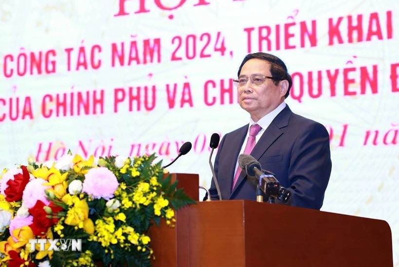 Thủ tướng Phạm Minh Chính phát biểu.