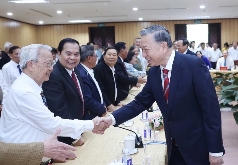 Tổng Bí thư Tô Lâm và các đại biểu.