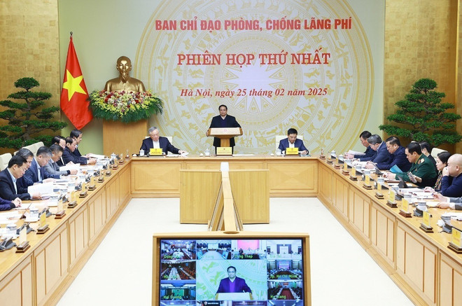 Thủ tướng Chính phủ Phạm Minh Chính chủ trì Phiên họp thứ nhất của Ban Chỉ đạo phòng, chống lãng phí.