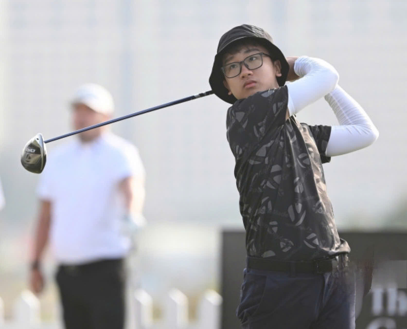 Dù mới 15 tuổi nhưng Nguyễn Quang Za Vinh đã ghi dấu ấn với danh hiệu Best Amateur, golfer nghiệp dư có thành tích tốt nhất giải.