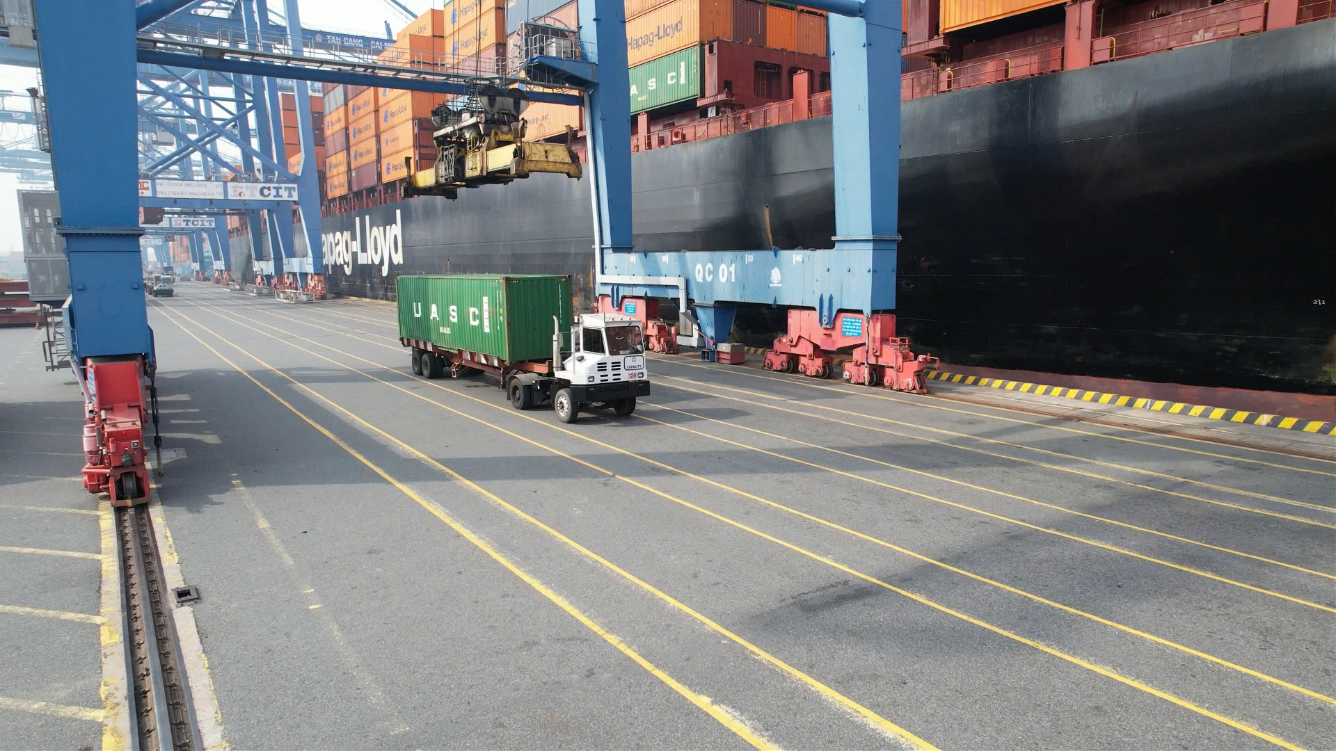 Sản lượng hàng container qua cảng Bà Rịa-Vũng Tàu tiếp tục đứng đầu cả nước