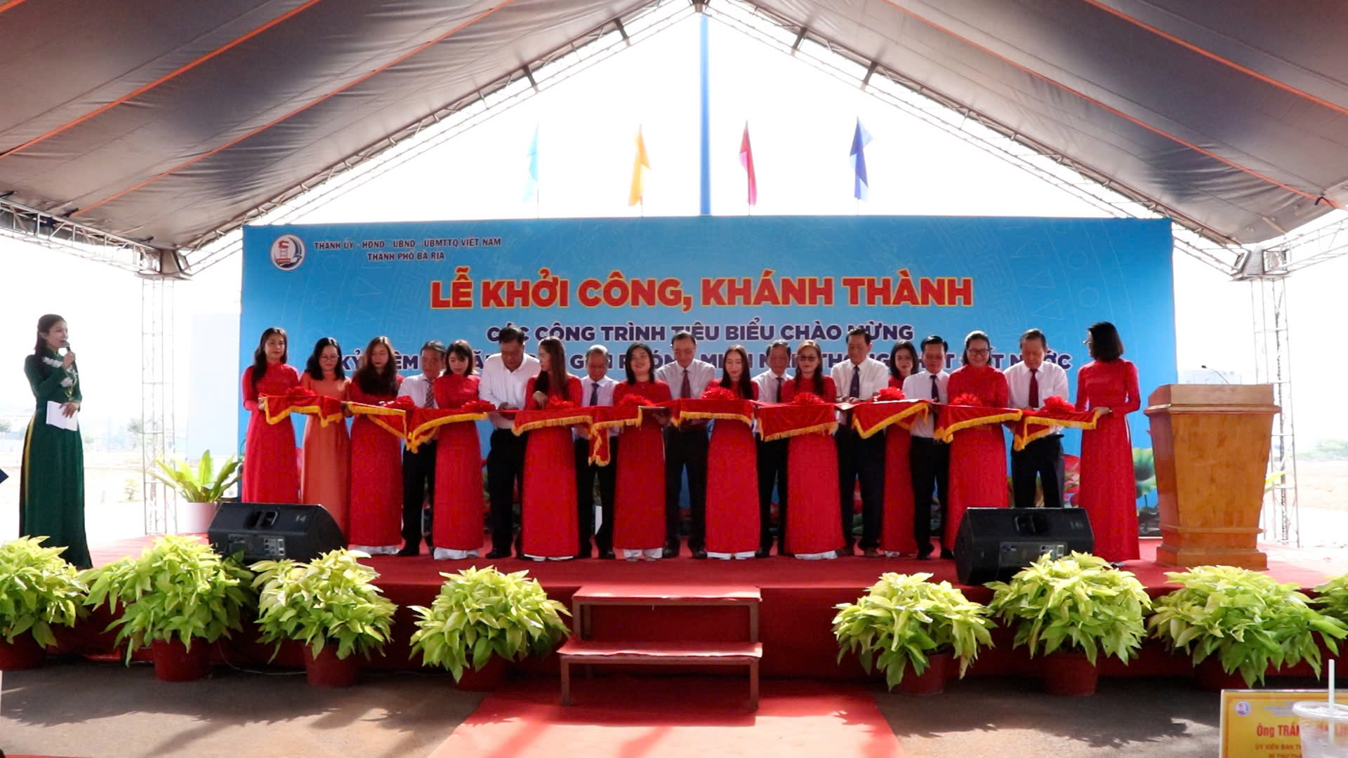 Video: Bà Rịa khánh thành, khởi công 6 công trình trọng điểm