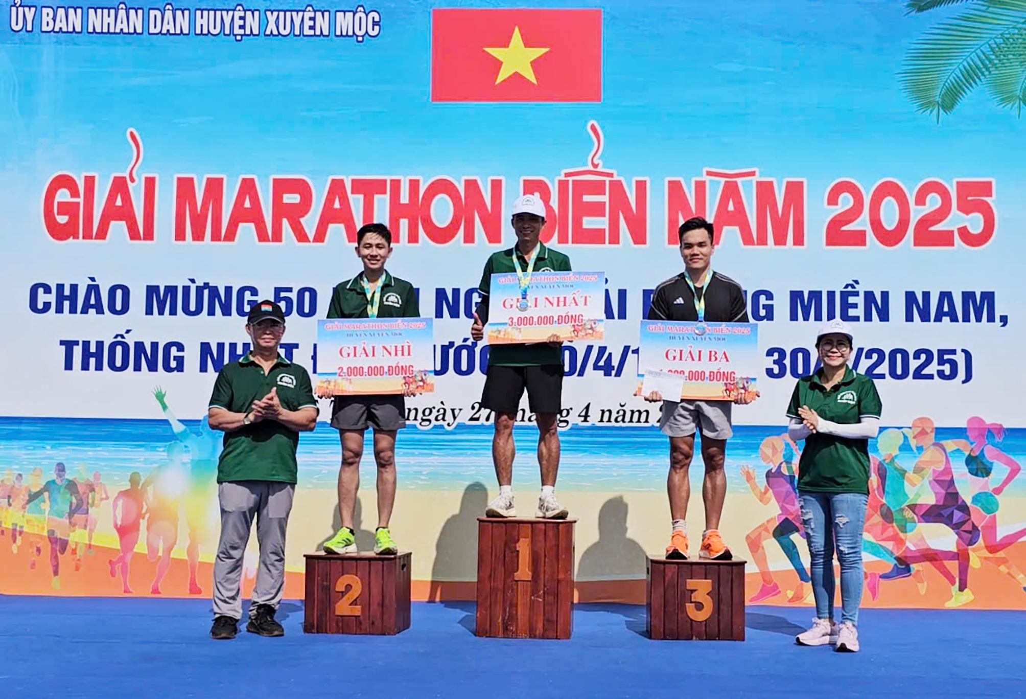 Huyện Xuyên Mộc: Hơn 1.500 VĐV tham gia ngày chạy marathon