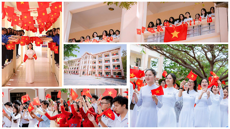 Rợp cờ đỏ sao vàng chào đón Ngày giải phóng miền Nam