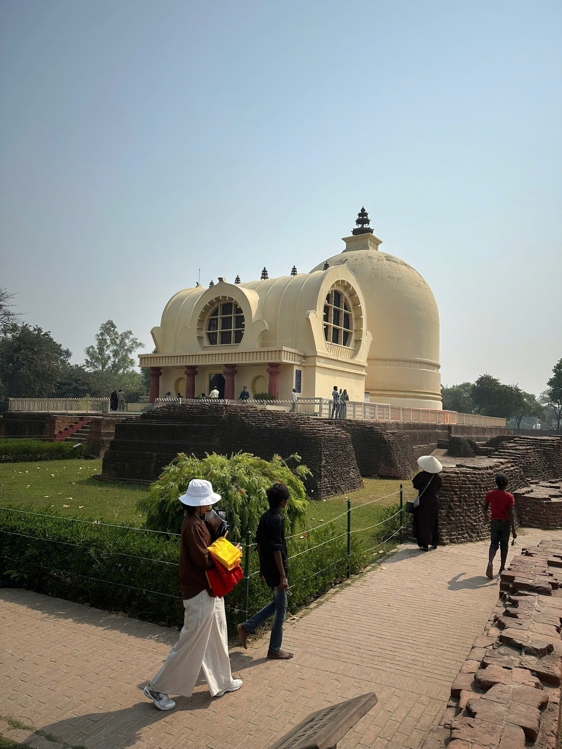 Một ngôi đền tại khu thánh tích Kushinagar – nơi đức Phật nhập Niết bàn.