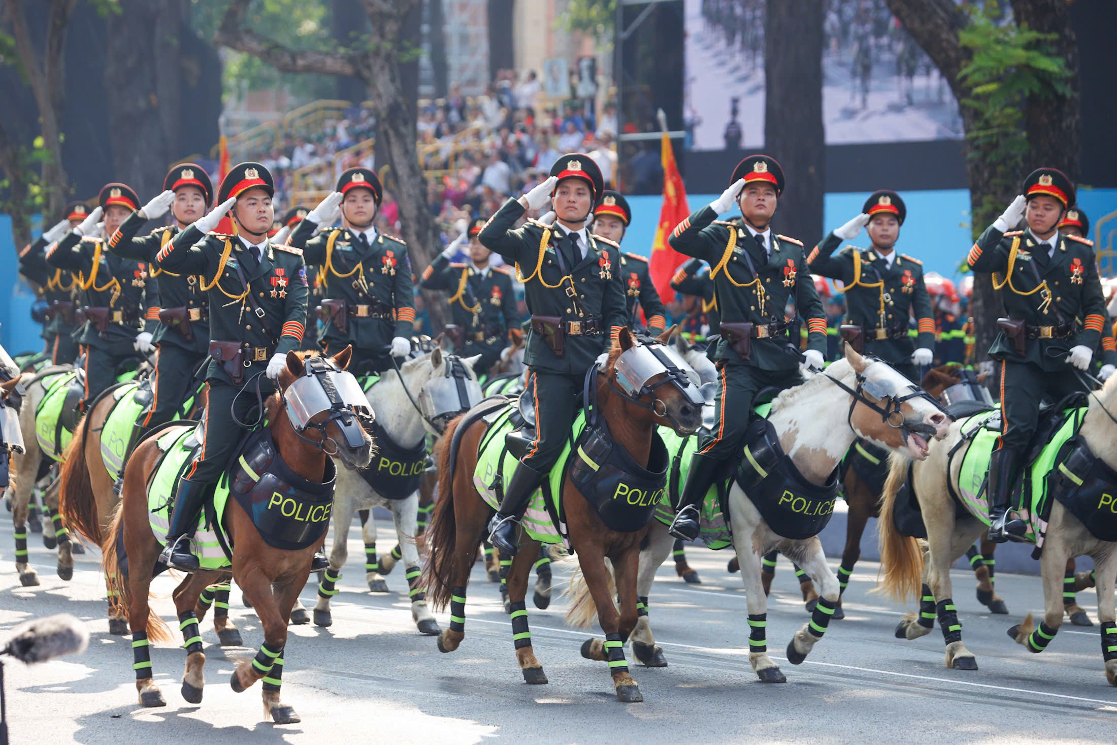 Khối Kỵ binh cảnh sát cơ động.