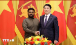 Chủ tịch nước Lương Cường chủ trì lễ đón chính thức Tổng thống Sri Lanka