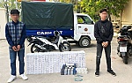 Khởi tố hai đối tượng vận chuyển thuốc lá lậu