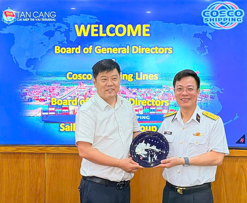 Thúc đẩy hợp tác giữa TCTT, COSCO Việt Nam và Sailun Group