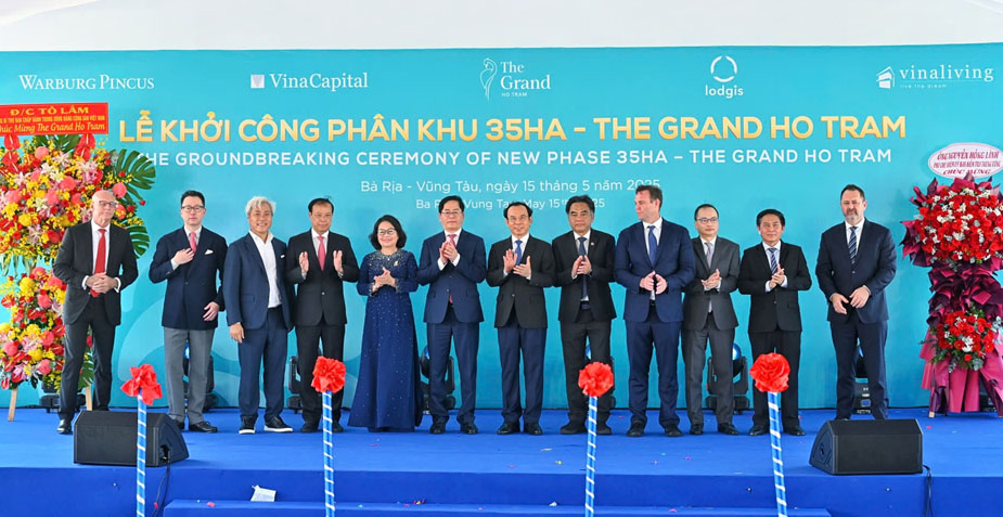 Video: The Grand Ho Tram khởi công phân khu mới 35ha