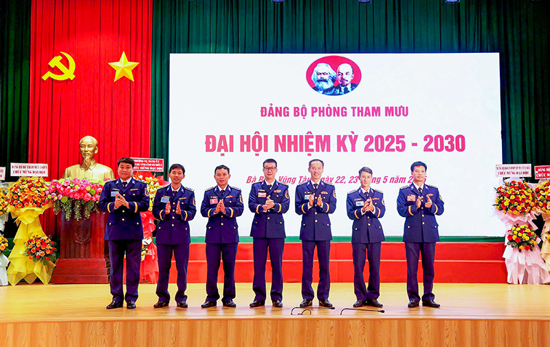 Đại hội Đảng bộ Phòng Tham mưu, Vùng Cảnh sát biển 3 thành công tốt đẹp