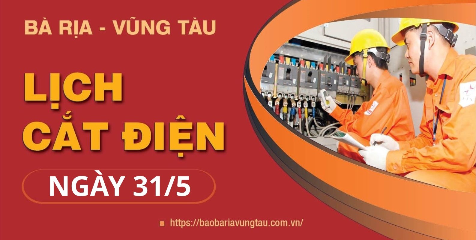 Cắt điện tại Bà Rịa, Phú Mỹ ngày 7/6