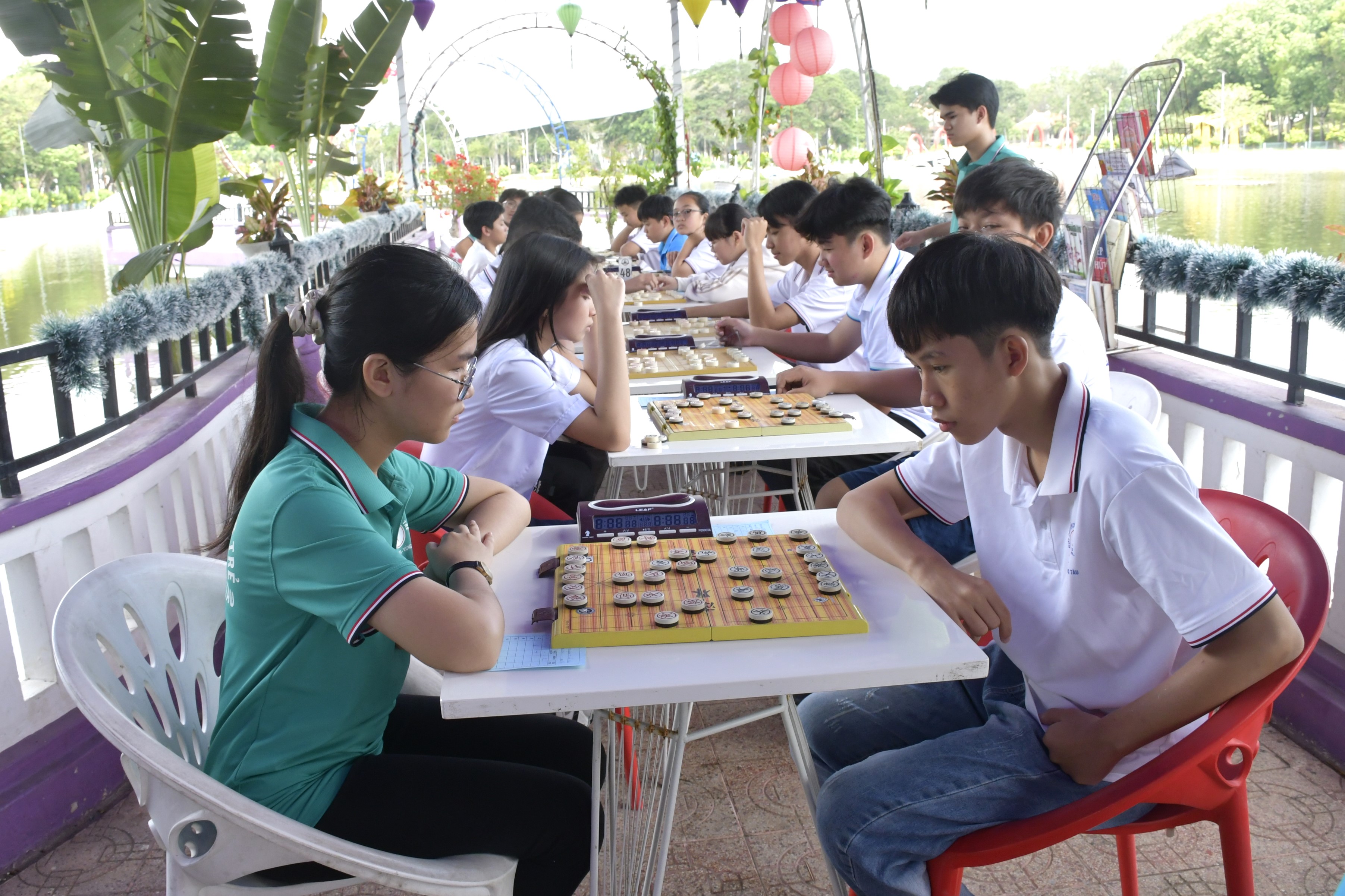 Giải đấu là dịp để các cờ thủ giao lưu, cọ xát, chuẩn bị cho giải cờ tướng trẻ quốc gia sắp tới.