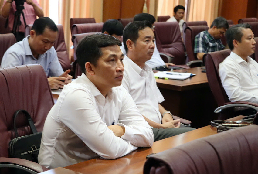 Học viên là cán bộ chủ chốt của tỉnh tham dự lớp bồi dưỡng.