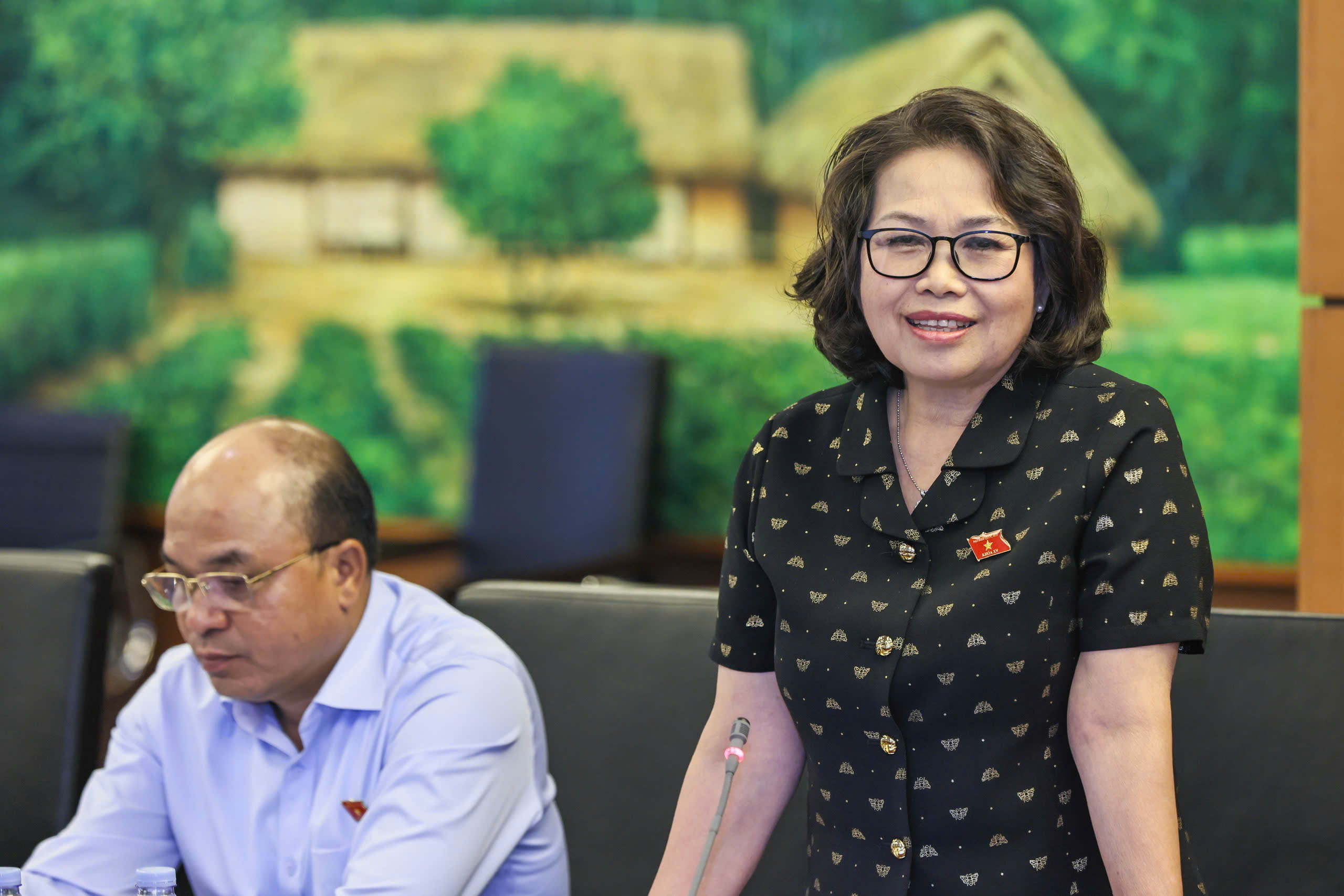 Đại biểu Nguyễn Thị Yến: “Đồng bộ thể chế, nâng cao hiệu quả công tác tư pháp và thanh tra”.