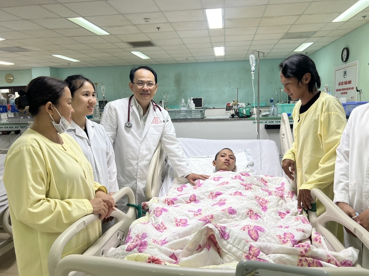 Bệnh nhân N.V.K. đã hoàn toàn tỉnh táo, hiện đã được chuyển đến Khoa Nội tim mạch lão học (Bệnh viện Bà Rịa) tiếp tục theo dõi sức khỏe.