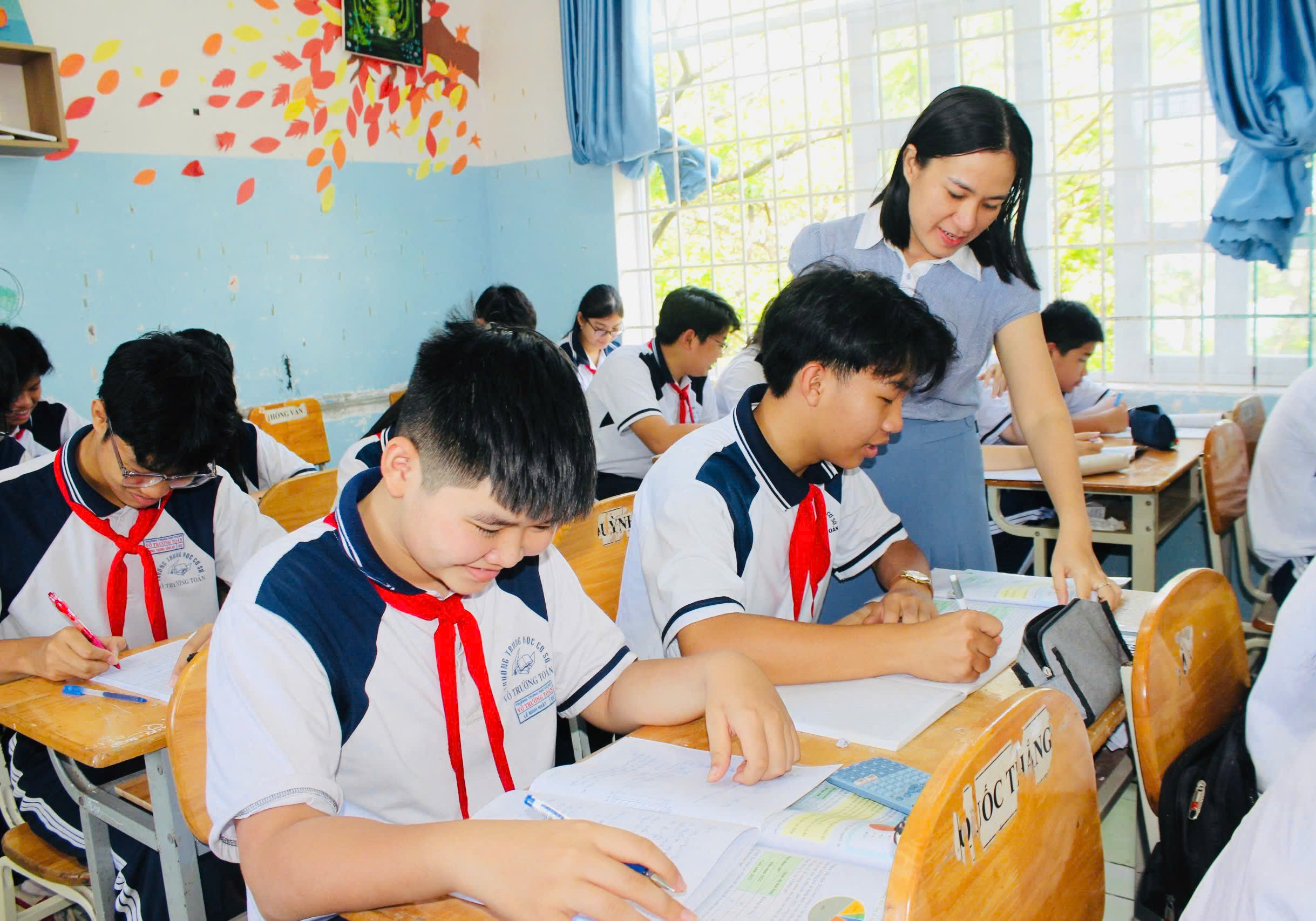 HS lớp 9 Trường THCS Võ Trường Toản (TP.Vũng Tàu) ôn tập chuẩn bị cho kỳ thi tuyển sinh lớp 10 diễn ra vào đầu tháng 6 tới.