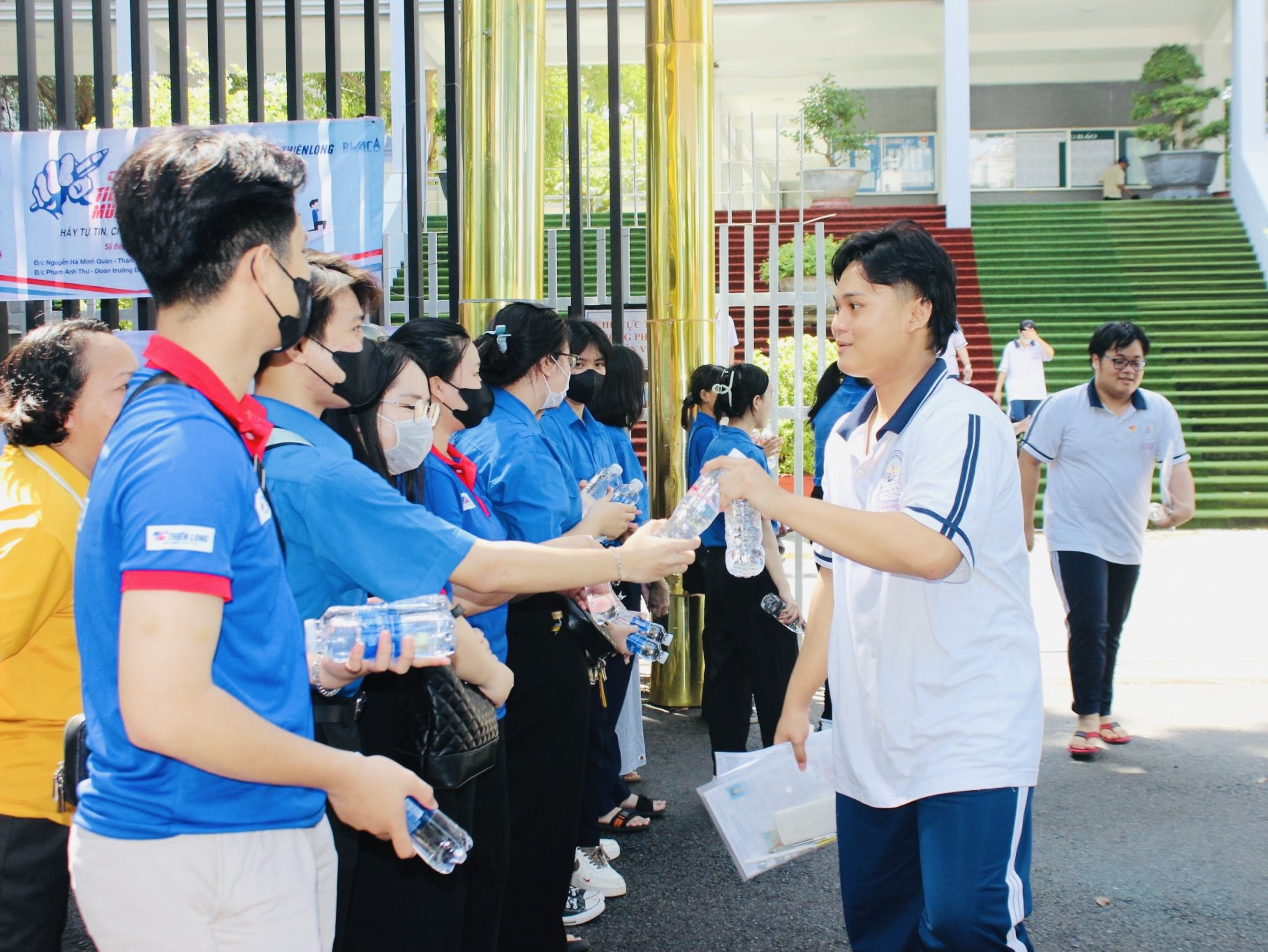 Thí sinh tham dự kỳ thi tốt nghiệp THPT năm 2024 tại điểm thi THPT Đinh Tiên Hoàng (TP.Vũng Tàu
